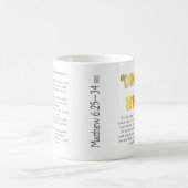 Mug Ne vous inquiétez pas, soyez heureux (Centre)