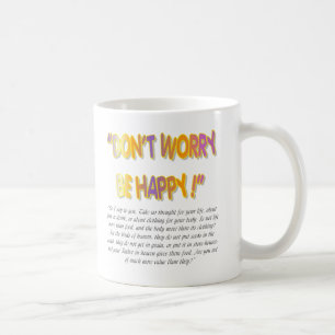 Mug Ne vous inquiétez pas, soyez heureux