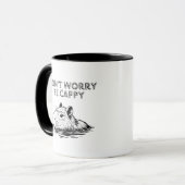 Mug Ne vous inquiétez pas, soyez heureux - Capybara mi (Devant gauche)