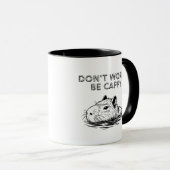 Mug Ne vous inquiétez pas, soyez heureux - Capybara mi (Devant droit)