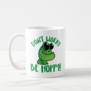 Mug Ne vous inquiétez pas, soyez heureux Grenouille so