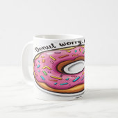 Mug Ne vous inquiétez pas, soyez heureux - Motivation (Devant gauche)