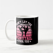 Mug Ne vous laissez pas tromper par la queue de cheval (Gauche)