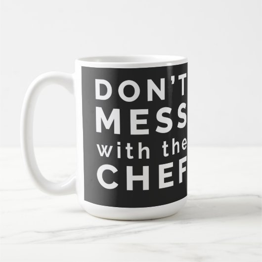 Mug Ne vous mêlez pas du chef (Gauche)