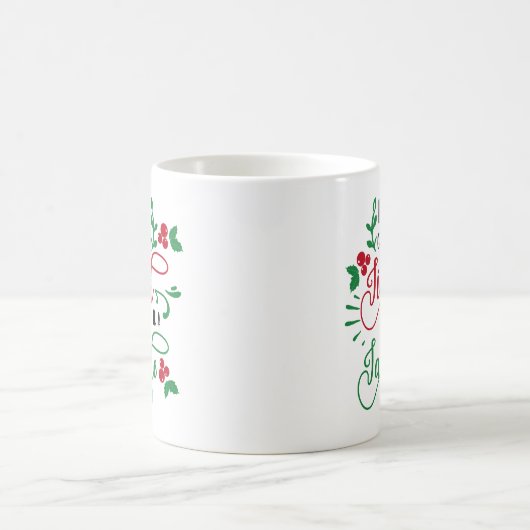 Mug ne vous mettez pas dans un enchevêtrement de Noël (Centre)