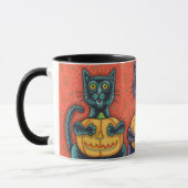 MUG NE VOYEZ AUCUN MAL CHATS NOIRS, HALLOWEEN COMBO MU (Gauche)