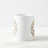 Mug Néanmoins, Elle A Persisté | Citation florale (Centre)