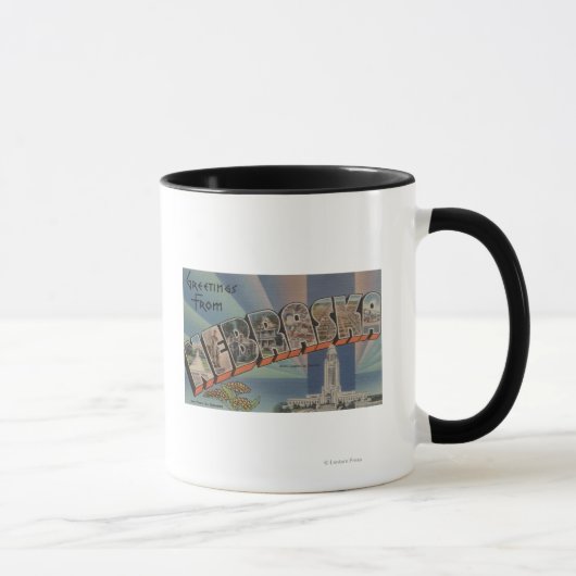 Mug Nebraska (Capitale nationale/Fleur) (Droite)
