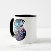 Mug Nebula avec étoiles dans un coquillage de Nautilus (Devant gauche)