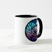 Mug Nebula avec étoiles dans un coquillage de Nautilus (Devant droit)