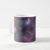 Mug Nebula Cool colorée et étoiles dans l'espace (Devant gauche)
