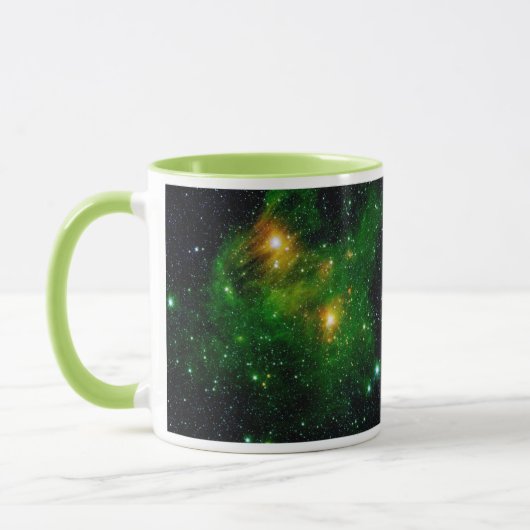 Mug Nebula du nuage de gaz vert GL490 - Photo spatiale (Gauche)