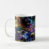 Mug Nebula spatiale et planètes (Gauche)