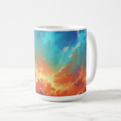 Mug Nébuleuse cosmique Galaxie abstraite Art spatial (Devant droit)