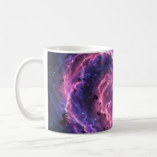 Mug Nébuleuse Cosmique Violette (Gauche)