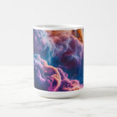 Mug Nébuleuse d'espace abstrait - Cosmique coloré (Centre)