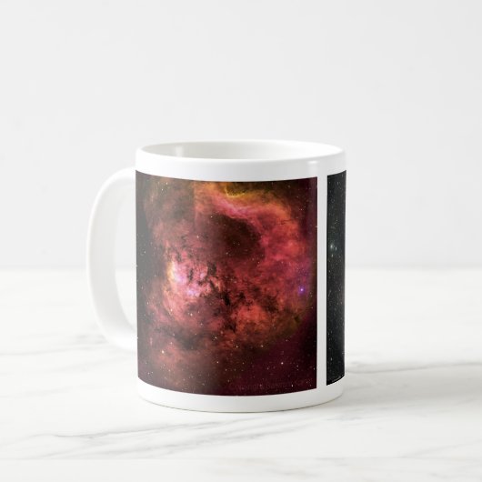 Mug Nébuleuse du crâne avec Andromeda Galaxy (Devant gauche)