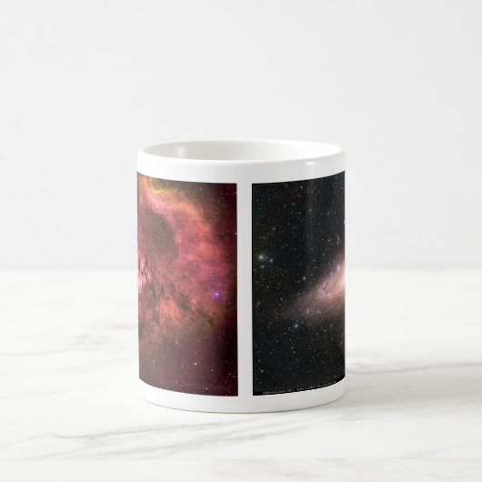 Mug Nébuleuse du crâne avec Andromeda Galaxy (Centre)