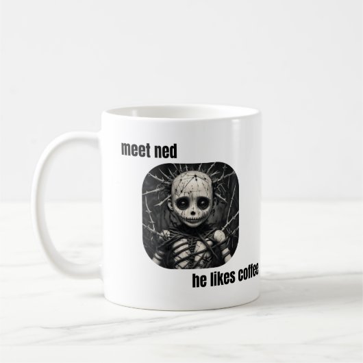 Mug Ned et café (ou thé) (Gauche)