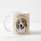 Mug Nederlandse Kooikerhondje Peinture - L'art du chie (Gauche)
