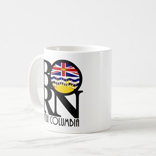 Mug NÉE Colombie-Britannique 11oz (Devant gauche)