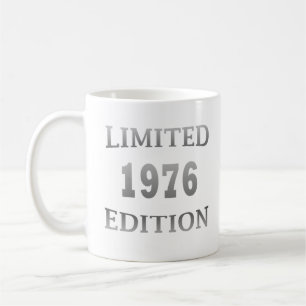 Mug Née en 1976 élégante fête d'anniversaire moderne