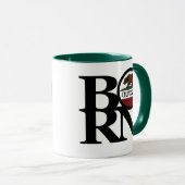 Mug NÉE EN Californie (Devant droit)