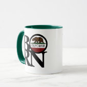 Mug NÉE EN Californie (Devant gauche)