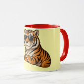Mug Née Pour Être Intrépide | Café Inspirant (Devant droit)