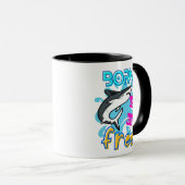 MUG NÉE POUR ÊTRE LIBRE (Devant droit)
