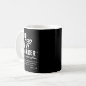 Mug Need Prayer Tap My Shoulder Bible Verse Christian (Devant gauche)