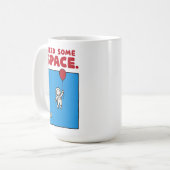 Mug Need Some Space Funny Astronaut Balloon Space Pun (Devant gauche)