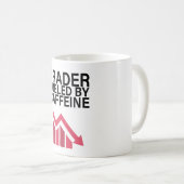Mug Négociant alimenté par la caféine (Devant droit)