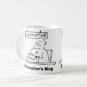 Mug Négociateur a Gant de Boxe avec Influence. Ajouter (Devant gauche)