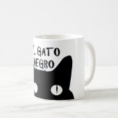 Mug Nègre d'EL Gato - le chat noir (Devant droit)