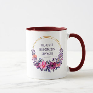 Mug Néhémie 8:10 La joie du Seigneur est ma force,