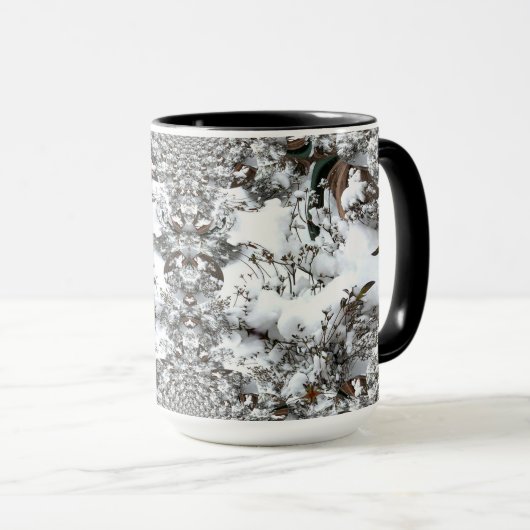 Mug Neige Abstraite (Devant droit)