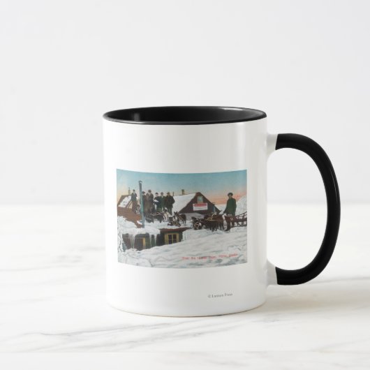 Mug Neige au-dessus de la maison TopsNome, AK (Droite)