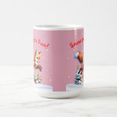 Mug Neige Beaucoup Amusant ! Sauts de renard dans la n (Centre)