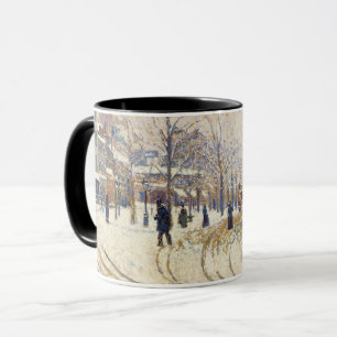 Mug Neige, Boulevard de Clichy, Paris de Paul Signac