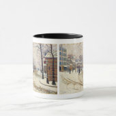 Mug Neige, Boulevard de Clichy, Paris par Paul Signac (Centre)