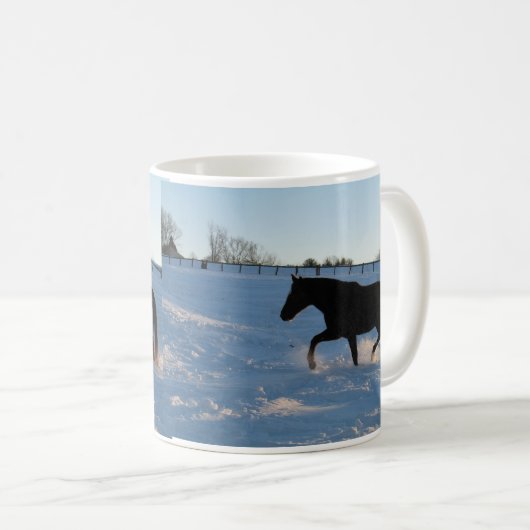 Mug Neige crépusculaire (Devant droit)