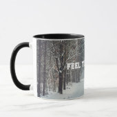 Mug Neige dans la forêt d'hiver (Gauche)