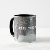 Mug Neige dans la forêt d'hiver (Devant gauche)