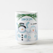 Mug Neige dans l'amour Mariage d'hiver (Centre)