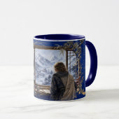 Mug neige d'hiver (Devant droit)