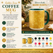Mug Neige dorée