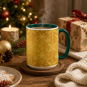Mug Neige dorée