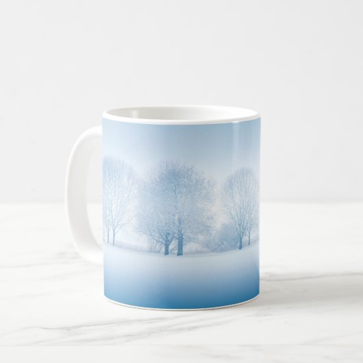 Mug Neige sur le Rec, Godmanchester, Angleterre (Devant gauche)