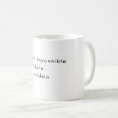 Mug Nelson Mandela - Impossible (Devant droit)
